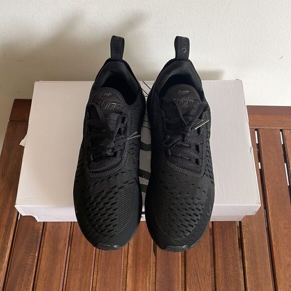Nike Air Max 270 Black USA Women Size 6.5/UK 4/EU 37.5(AH6789-006) - Picture 5 of 13